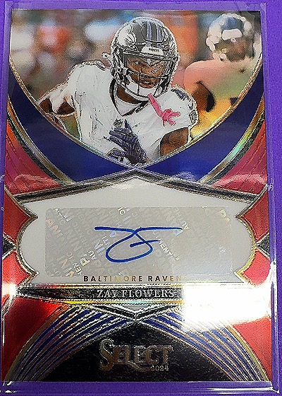 2024 Panini Select #SSP-ZFS Zay Flowers — front