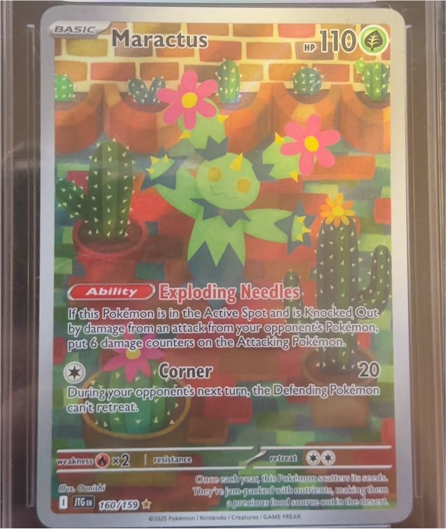 2025 Pokémon Journey Together #160/159 Maractus — front