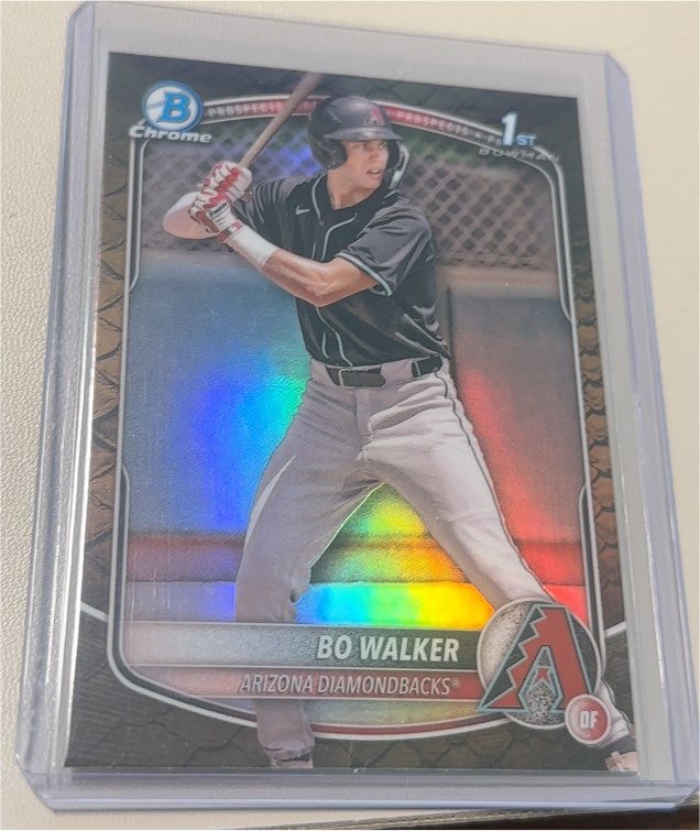 2025 Bowman Chrome #BCP-92 Bo Walker — front