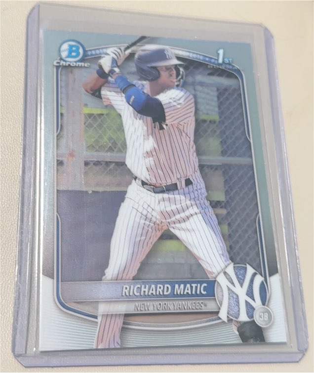 2025 Bowman Chrome #BCP-71 Richard Matic — front
