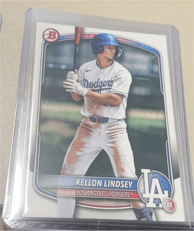 2025 Bowman Prospects #BP-137 Kellon Lindsey — front