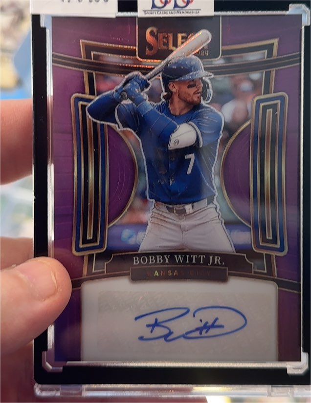 2024 Panini Select Signatures #SIG-BWJ Bobby Witt Jr. — front