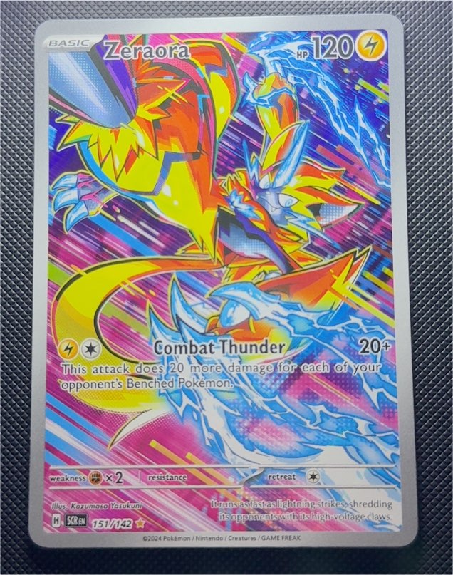 2024 Pokémon Sv07: Stellar Crown #151/142 Zeraora — front