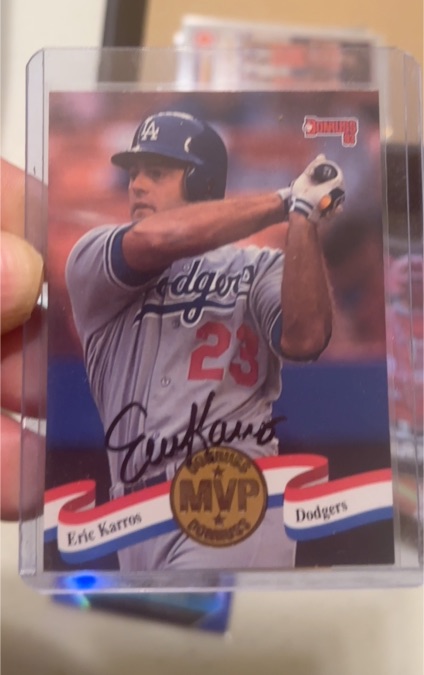 1993 Donruss MVP #MVP-8 Eric Karros — front