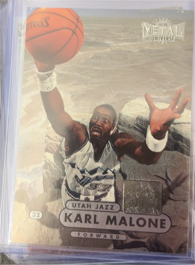 1997-98 Skybox Metal Universe #88 Karl Malone — front