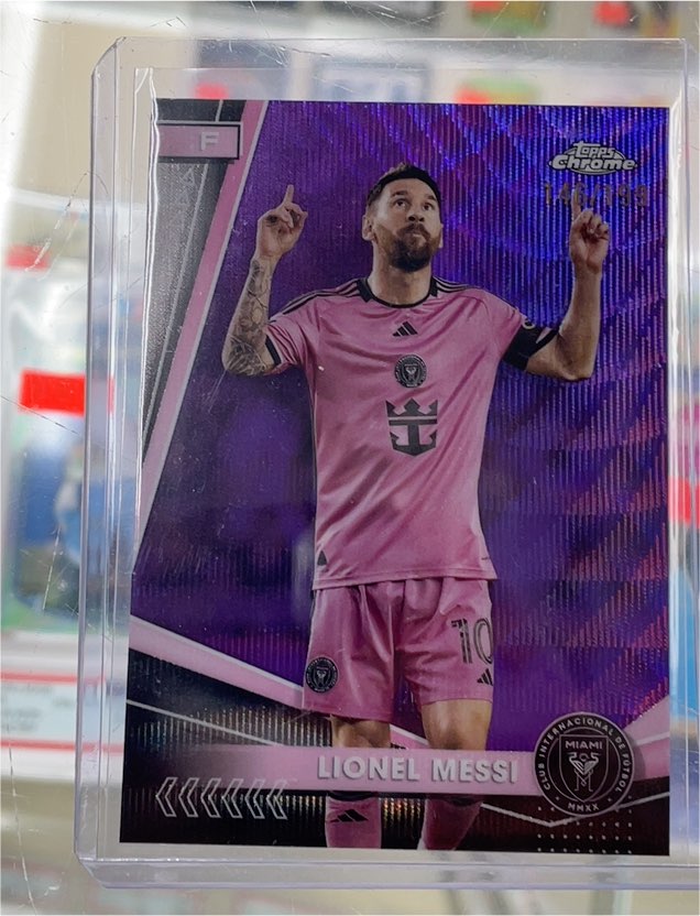 2024 Topps Chrome MLS #10 Lionel Messi — front