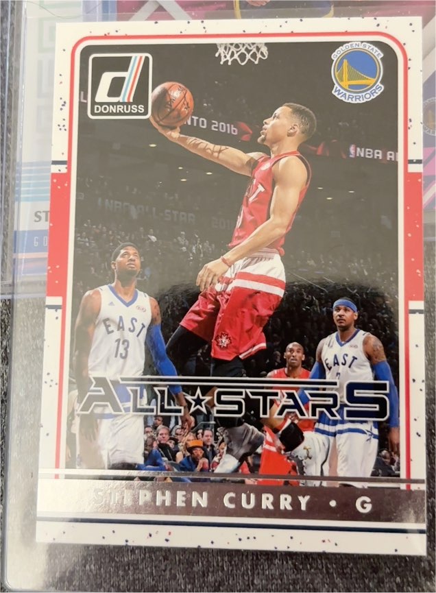 2016-17 Panini Donruss Basketball All-Stars #21 Stephen Curry — front