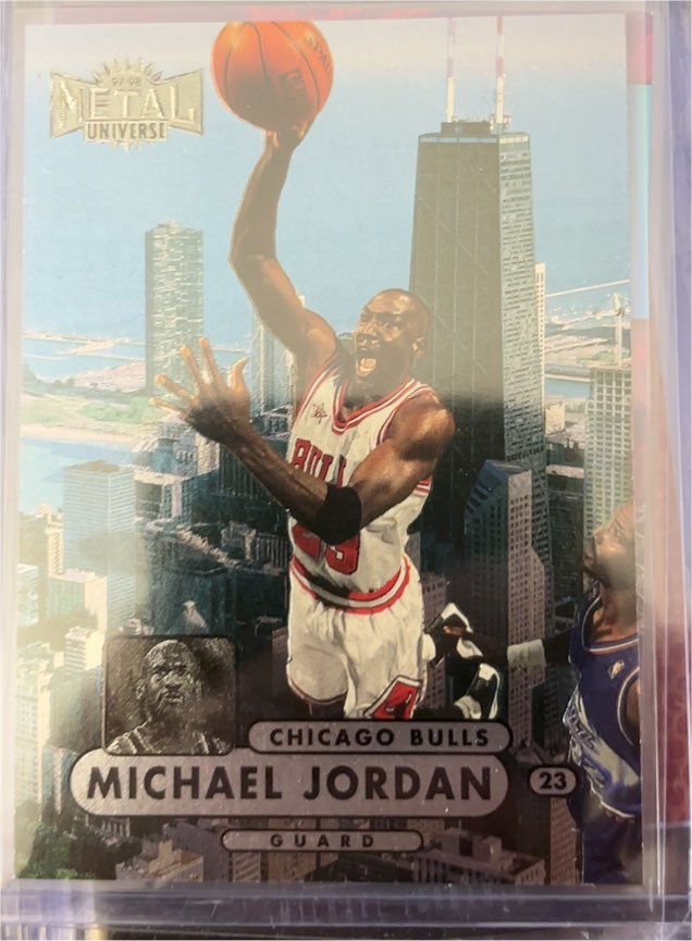 1997-98 Skybox Metal Universe #23 Michael Jordan — front