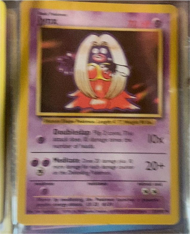1999 Pokémon #31 Jynx — front