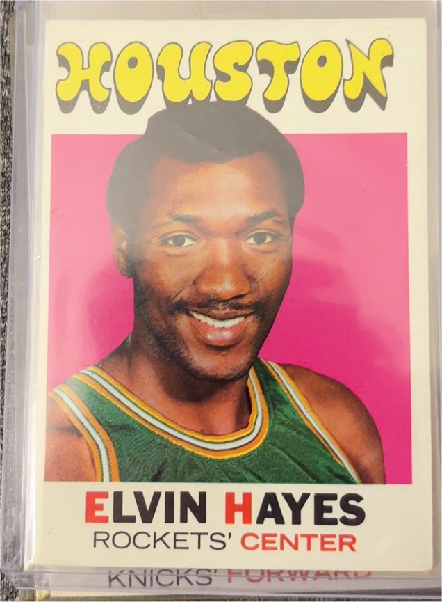 1971 Topps Basketball #120 Elvin Hayes — front