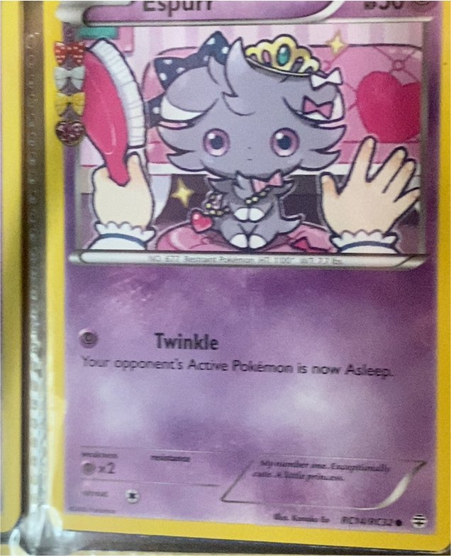 2016 Pokémon Generations Radiant Collection #RC14/RC32 Espurr — front