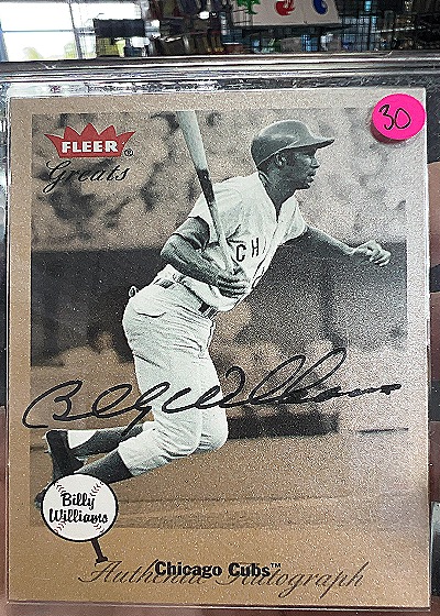 2002 Fleer Greats of the Game #19 Billy Williams — front