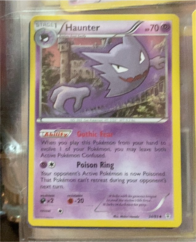 2015 Pokémon XY Breakthrough #59 Haunter — front