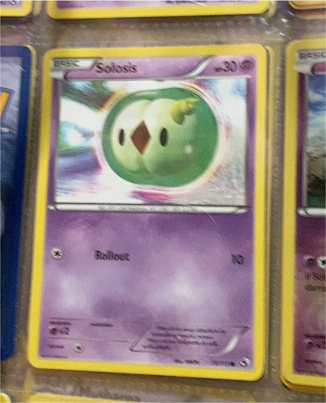 2013 Pokémon Legendary Treasures #73 Solosis — front