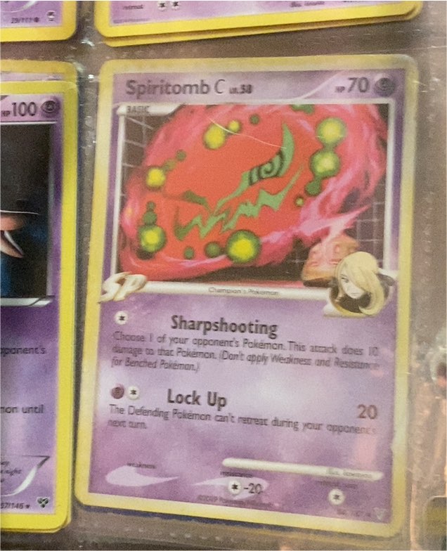2009 Pokémon Supreme Victors #84 Spiritomb C — front