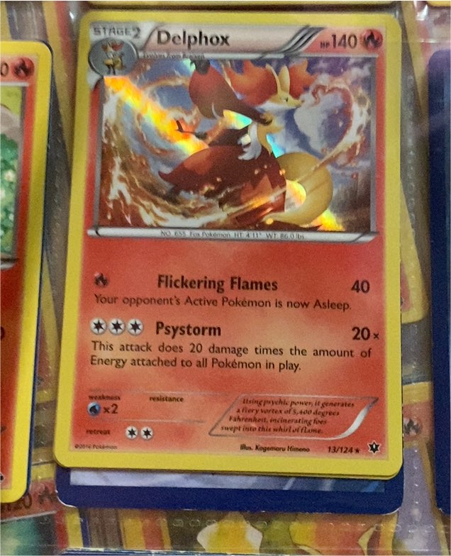2016 Pokémon #13 Delphox — front