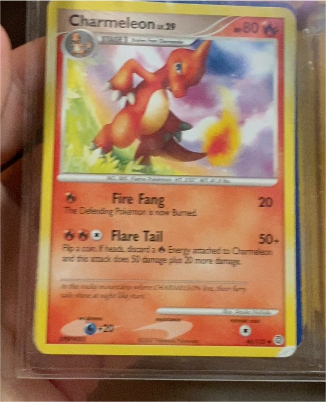 2007 Pokémon Diamond & Pearl Secret Wonders #46 Charmeleon — front