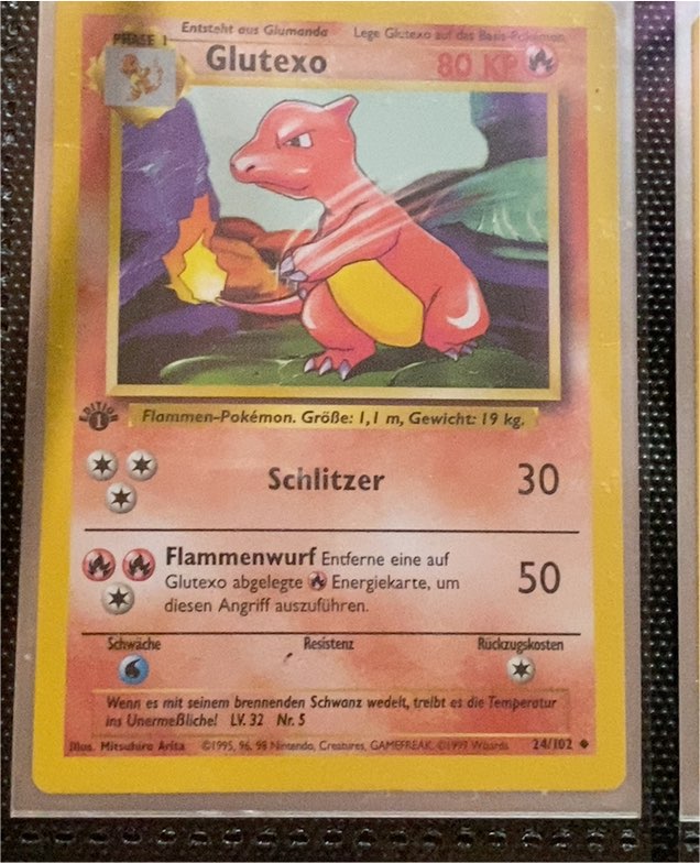 1995 Pokémon Base Set #24 Glutexo — front