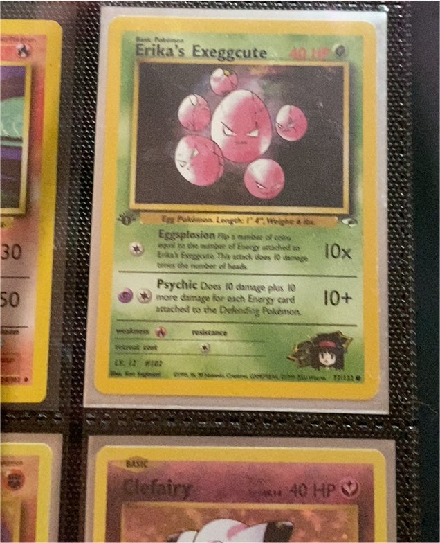 2000 Gym Heroes #77 Erika's Exeggcute — front