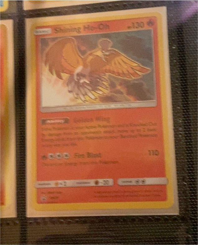 2017 Pokémon TCG #SM70 Shining Ho-Oh — front