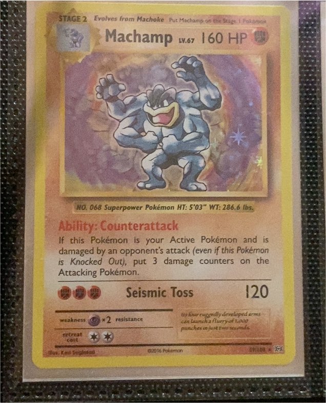 2016 Pokémon XY Evolutions #59 Machamp — front