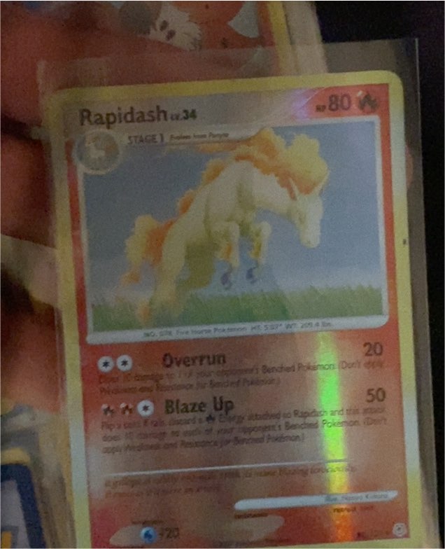 2007 Pokémon Diamond & Pearl #59 Rapidash — front