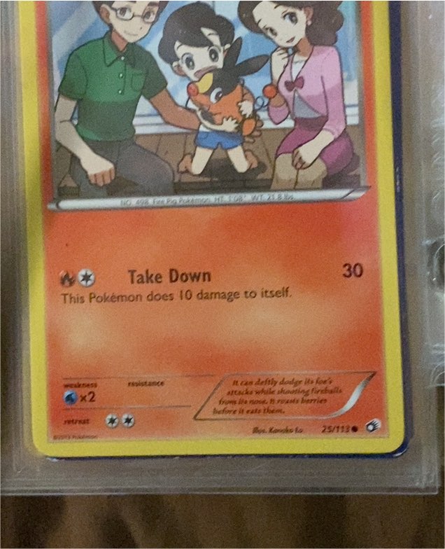 2013 Pokémon Black & White Legendary Treasures #25 Tepig — front