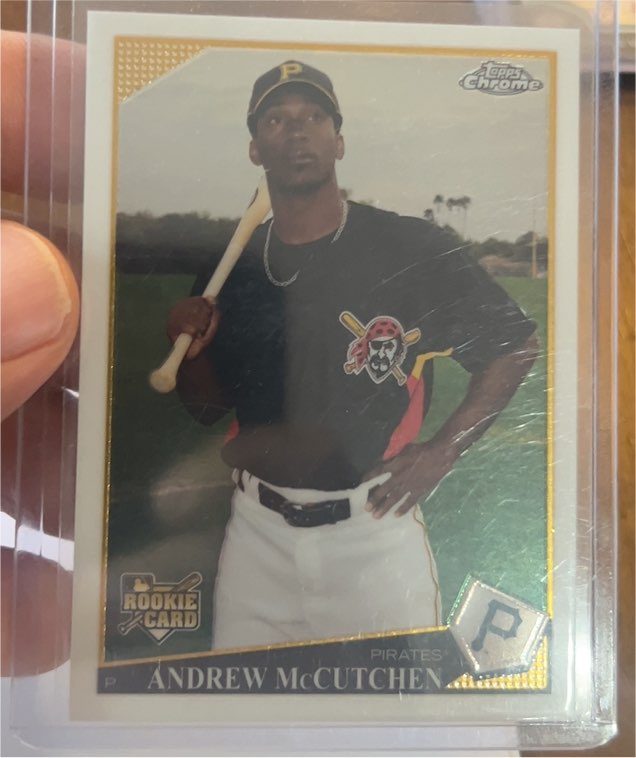 2009 Topps Chrome #213 Andrew McCutchen — front