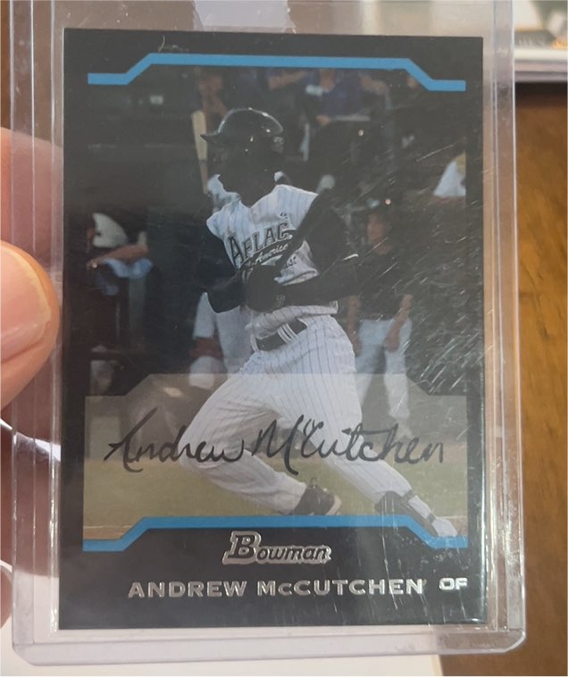 2004 Bowman Draft AFLAC #AFL5 Andrew McCutchen — front