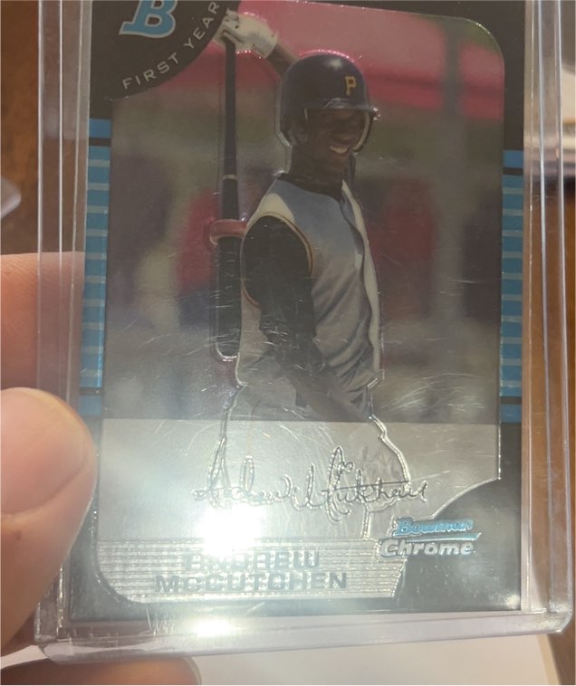 2005 Bowman Chrome Draft Picks #63 Andrew McCutchen — front