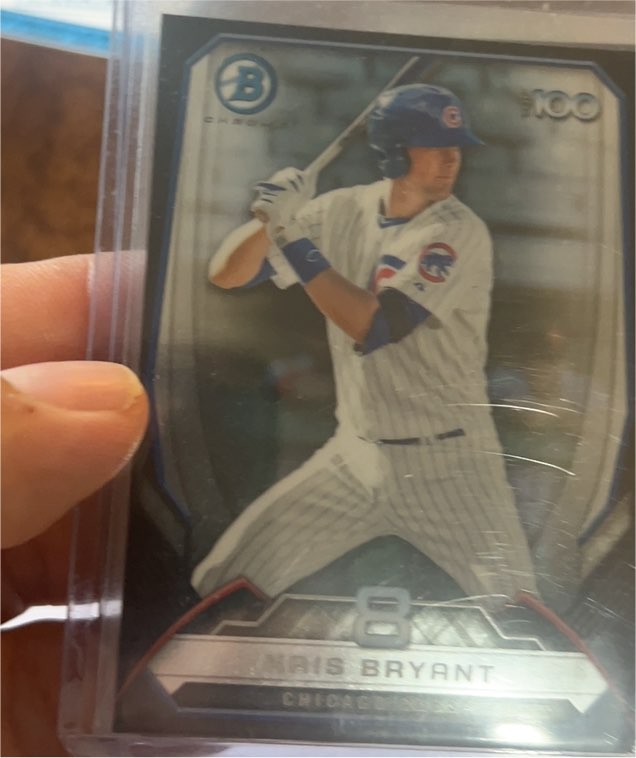 2014 Bowman Chrome Top 100 Prospects #BTP-8 Kris Bryant Rookie — front