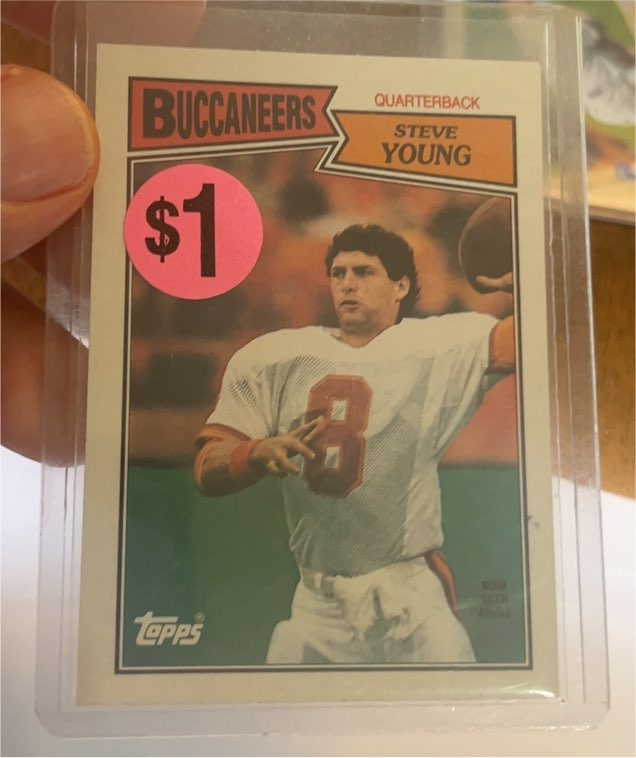 1987 Topps #384 Steve Young — front