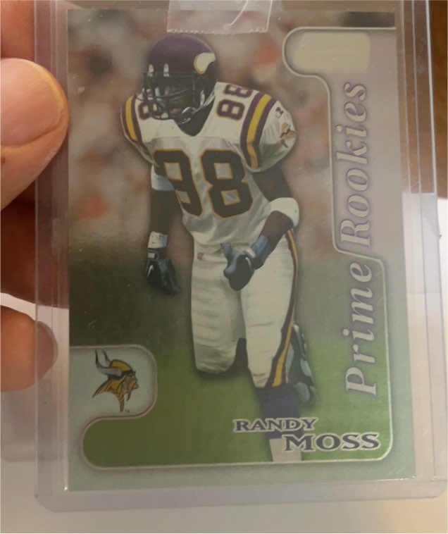1998 Topps Stadium Club Prime Rookies #PR9 Randy Moss — front