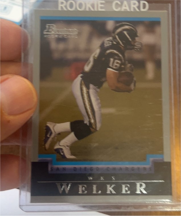 2004 Bowman #212 Wes Welker — front