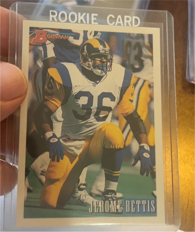 1993 Bowman #264 Jerome Bettis Rookie Card — front