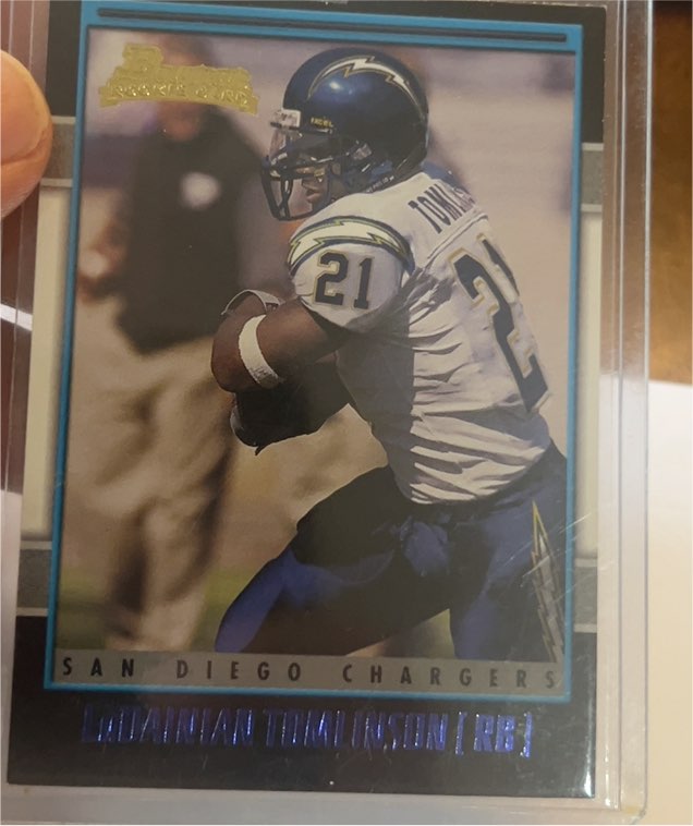 2001 Bowman #210 LaDainian Tomlinson — front