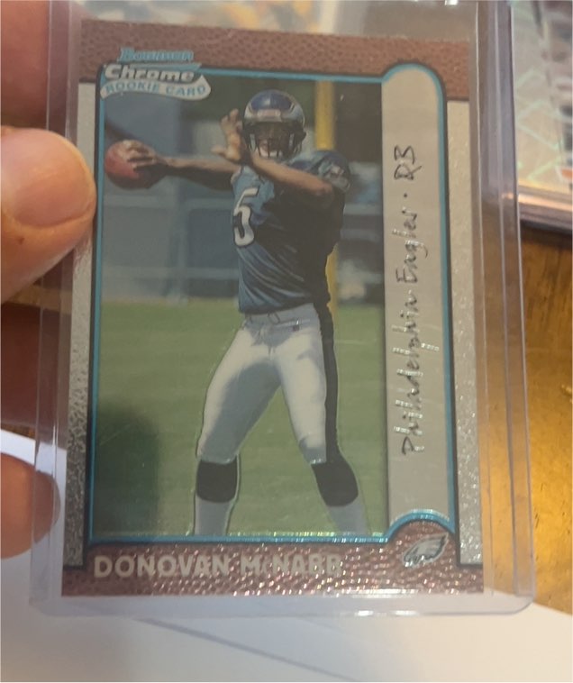 1999 Bowman Chrome #168 Donovan McNabb — front