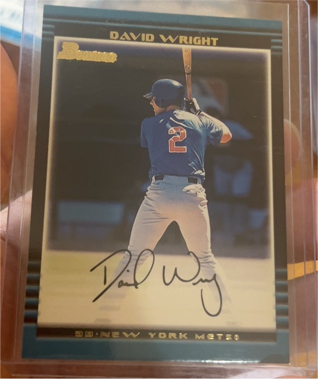2002 Bowman #381 David Wright — front