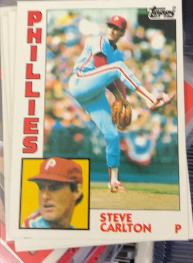 1984 Topps #780 Steve Carlton — front