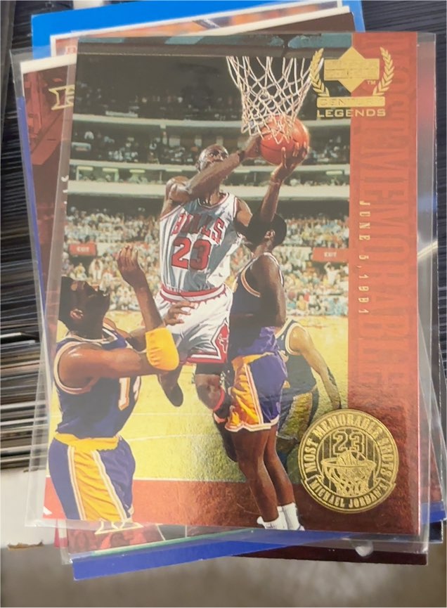 1999 Upper Deck Century Legends #MJ5 Michael Jordan — front