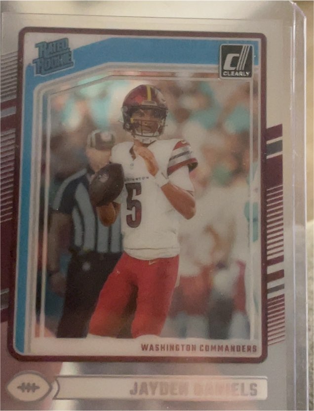 2024 Panini Clearly Donruss #52 Jayden Daniels — front