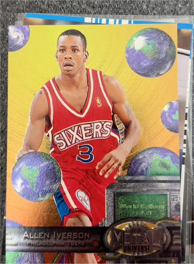 1997-98 Skybox Metal Universe #20 Allen Iverson — front