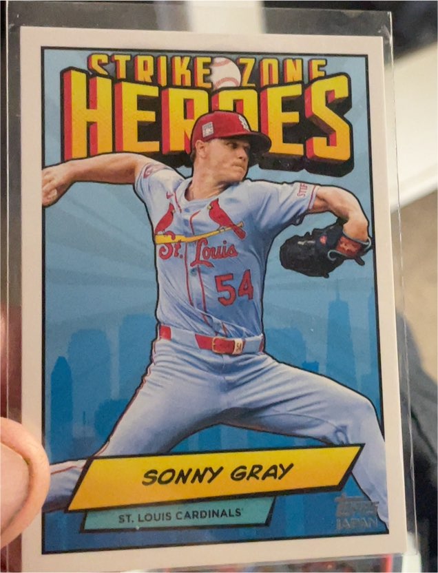 2024 Topps Japan Edition Strike Zone Heroes #SZH-13 Sonny Gray — front