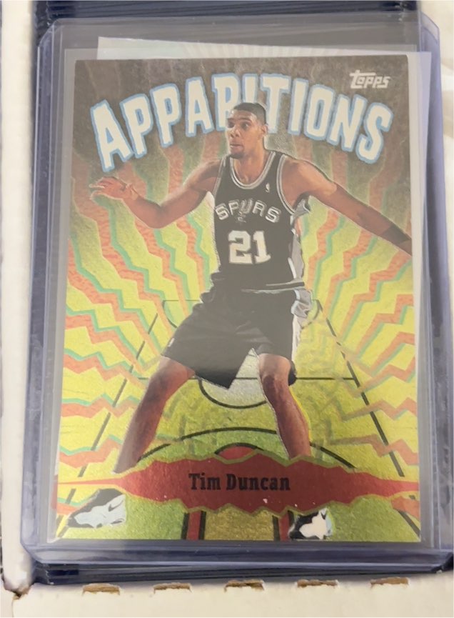 1998-99 Topps Chrome Apparitions #A14 Tim Duncan — front