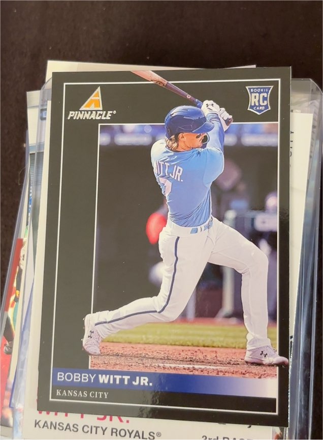 2022 Panini Pinnacle #11 Bobby Witt Jr. — front