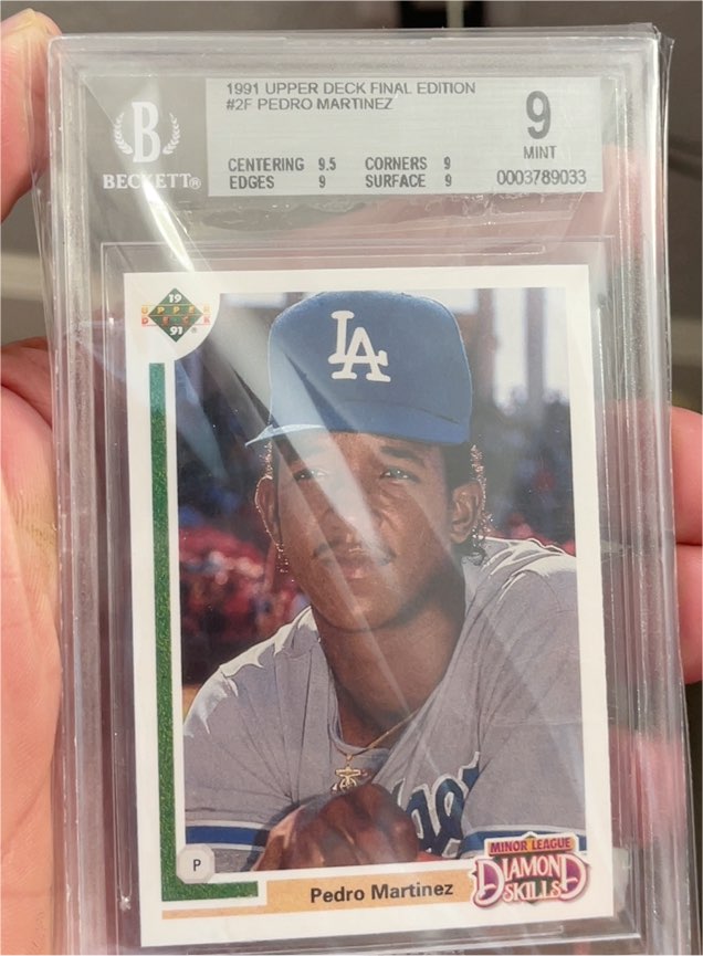 1991 Upper Deck Final Edition #2F Pedro Martinez — front