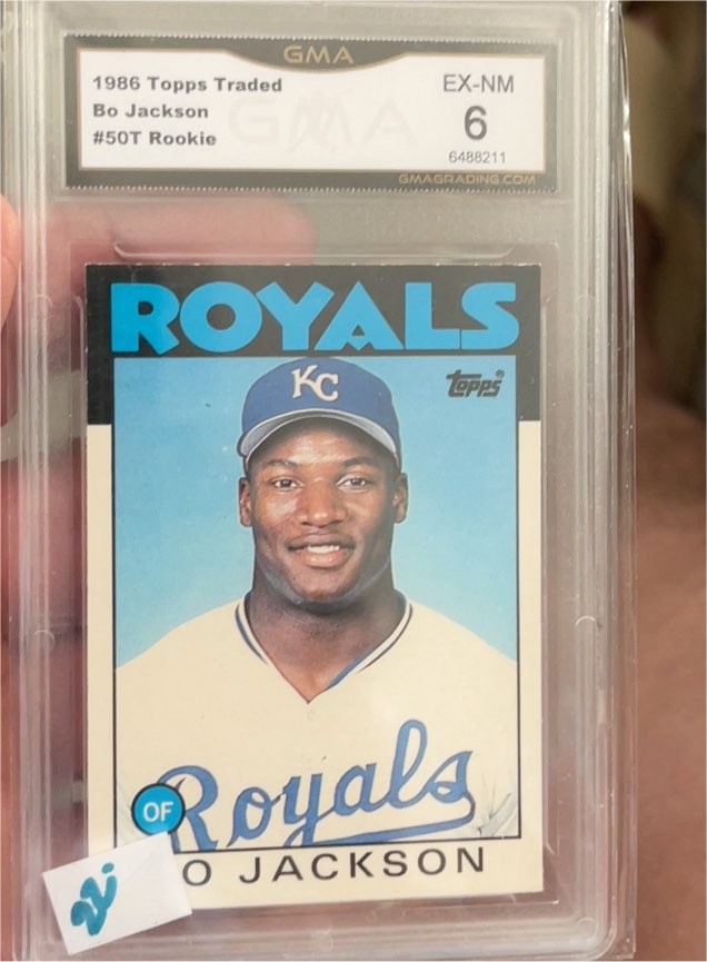 1986 Topps Traded #50T Bo Jackson Rookie Card — front