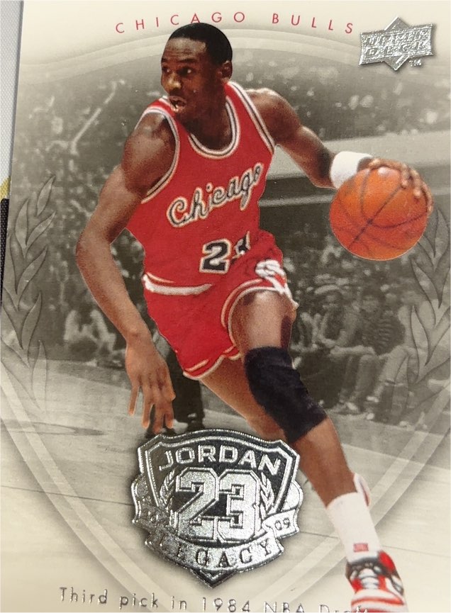 2009-10 Upper Deck Michael Jordan Legacy Collection #3 Michael Jordan Third pick — front