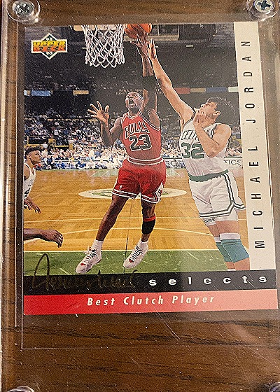 1992-93 Upper Deck Jerry West Selects #JW9 Michael Jordan — front