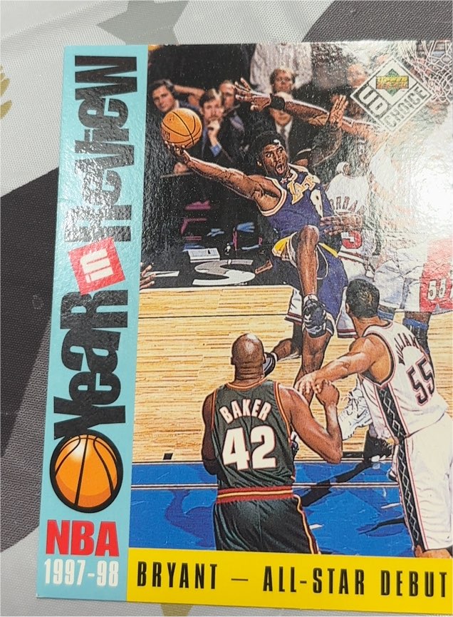 1997-98 Upper Deck UD Choice #186 Kobe Bryant All Star Debut — front